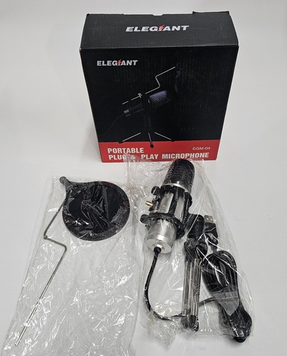 Elegiant Portable Usb Microphone Condenser w/Tripod EGM-04 - Picture 2 of 6