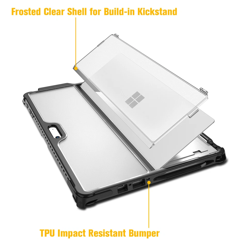 Case for Microsoft Surface Pro 7/ Pro 6/ Pro 5/ Pro LTE Shockproof Rugged Cover - Image 2 of 4