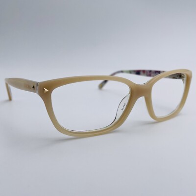 ESCADA Brille CREME CAT EYE Brillengestell MOD: 297