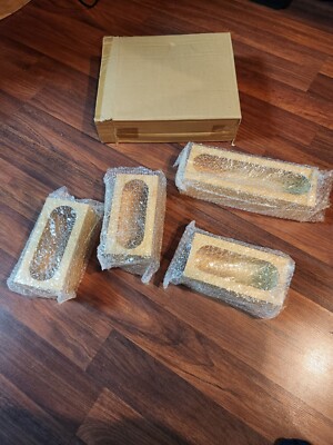 Bamboo Ziplock Bag Storage Organizer, Food Kitchen Drawers 4 piece 