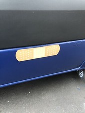 Large Magnetic Car Van Truck Plaster Scratch Dent Prank Coverup Fun 22 X 7cm