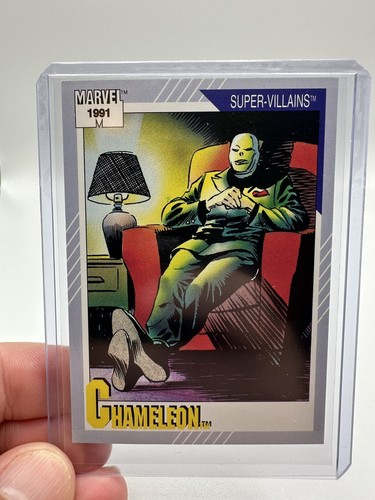 1991 Marvel Comics Impel Trading Card #61 Chameleon. Vintage - Picture 3 of 3