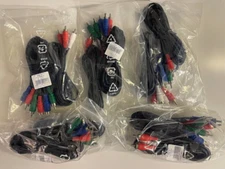 Lot of 5 Component RCA Cable AV 5 Cord RGB DVD HDTV YPbPr Male to Male 6ft