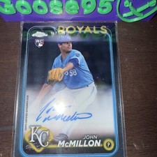 2024 Topps Chrome #RA-JMC John McMillon Rookie Autographs Kansas City Royals