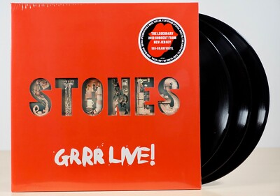 3 LP: The Rolling Stones - Grrr Live!, 180g Black Vinyl Edition , NEU & OVP
