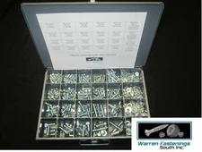 575 PCS 10.9 Metric Hex Bolt, Nut & Washer Assortment Zinc Plated