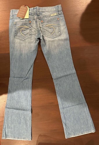 SELTEN NEU VTG - Vintage Frankie B. Jeans hellblau Größe 6 neu mit Etikett $ 200
