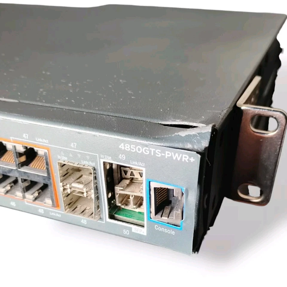 Avaya 4850GTS-PWR+ 48-Port Managed Layer 3 Gigabit Switch POE+ 1U 10Gb-SFP+ - Image 3 of 4