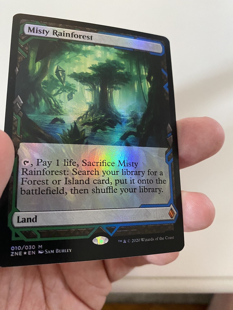 Misty Rainforest *FOIL* EXPEDITION Masterpiece ZNR MT/NM Misty Rainforest *FOIL* EXPEDITION Masterpiece ZNR MT/NM