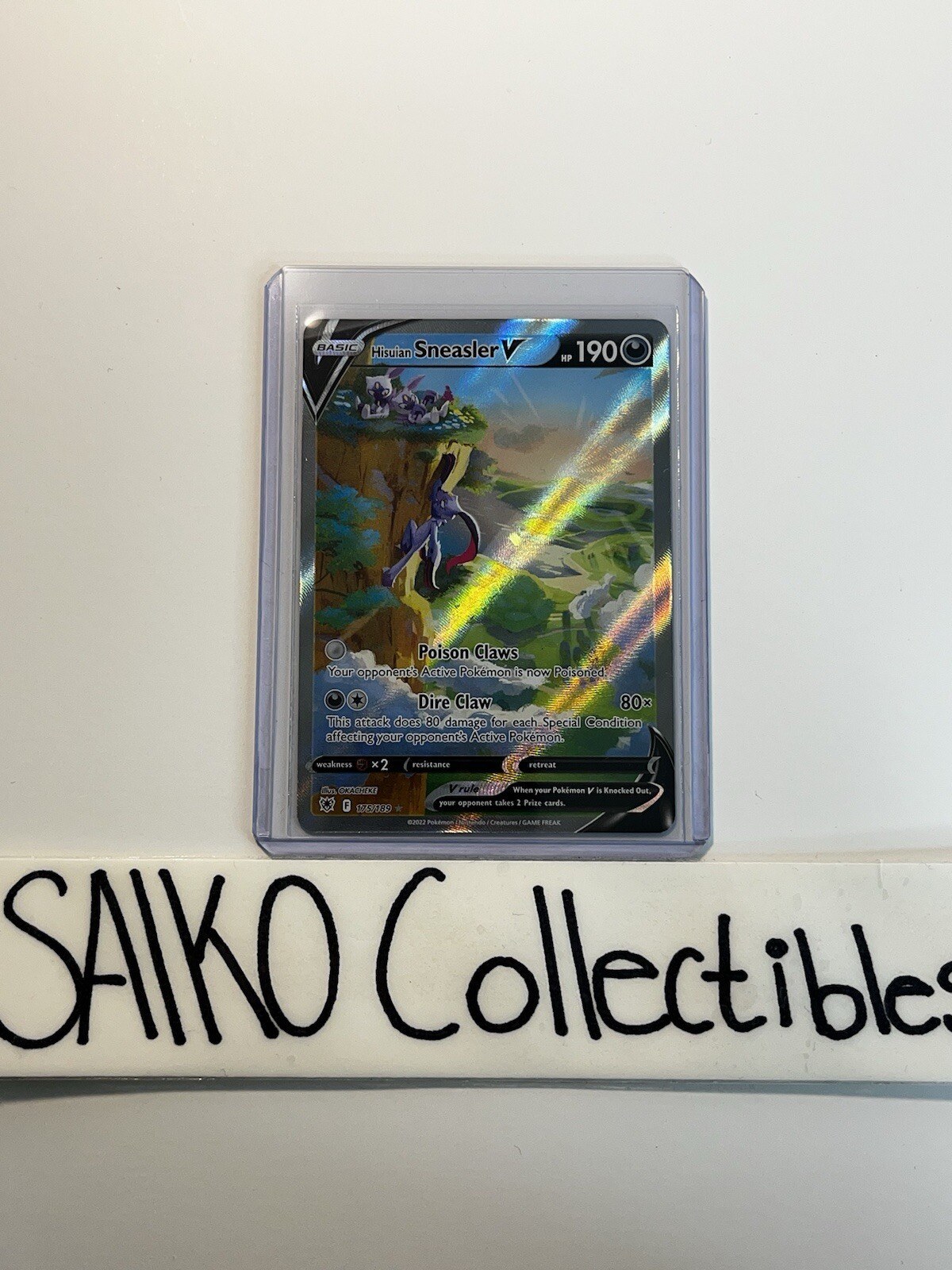 Hisuian Sneasler V (Alternate Full Art) SWSH10 Astral Radiance