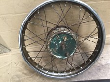 BSA B15 B40 B25  Triumph Full Width Wheel 18” Dunlop Rim