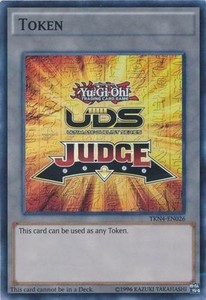 Yugioh UDS Judge Token - TKN4-EN026 - Super Rare - Unlimited x1 - Near Mint