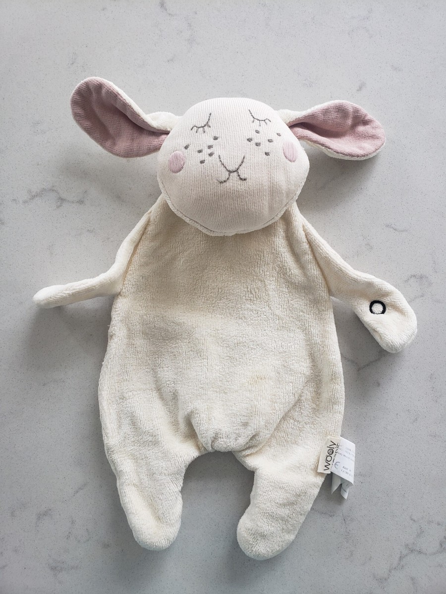 Wooly Organic Comforter TeddySheep Lamb Dummy Holder Comforter