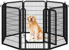 Dog Playpen Outdoor, 40 Inch 8 Panels Dog Pen Indoor Heavy Duty Puppy Exercise P