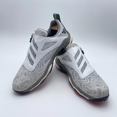 Adidas CodeChaos BOA 25 Golf Shoes Men's Size 10.5 White Black Green IG8705 EUC