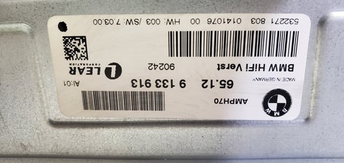 OEM 07 08 09 10 11 12 13 BMW X5 E70 Audio Sound System Amp Amplifier 9133913 - Picture 9 of 11