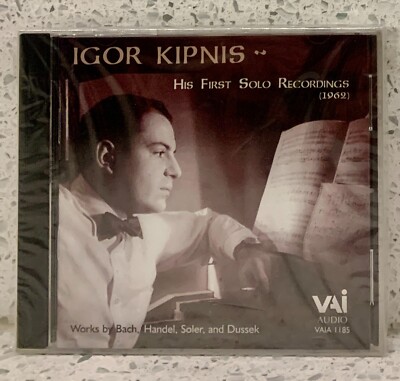 IGOR KIPNIS His first solo recordings 1962 (CD, VAI) BACH   HANDEL   Harpsichord