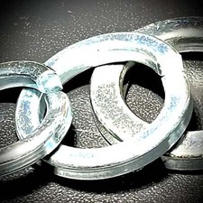 Metric Split Spring Lock Washers Square Single Coil BZP Zinc
