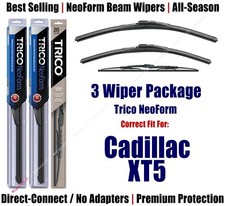 3-Pack Wipers NeoForm Front+Rear fits 2017+ Cadillac XT5 -16240/200/30-110