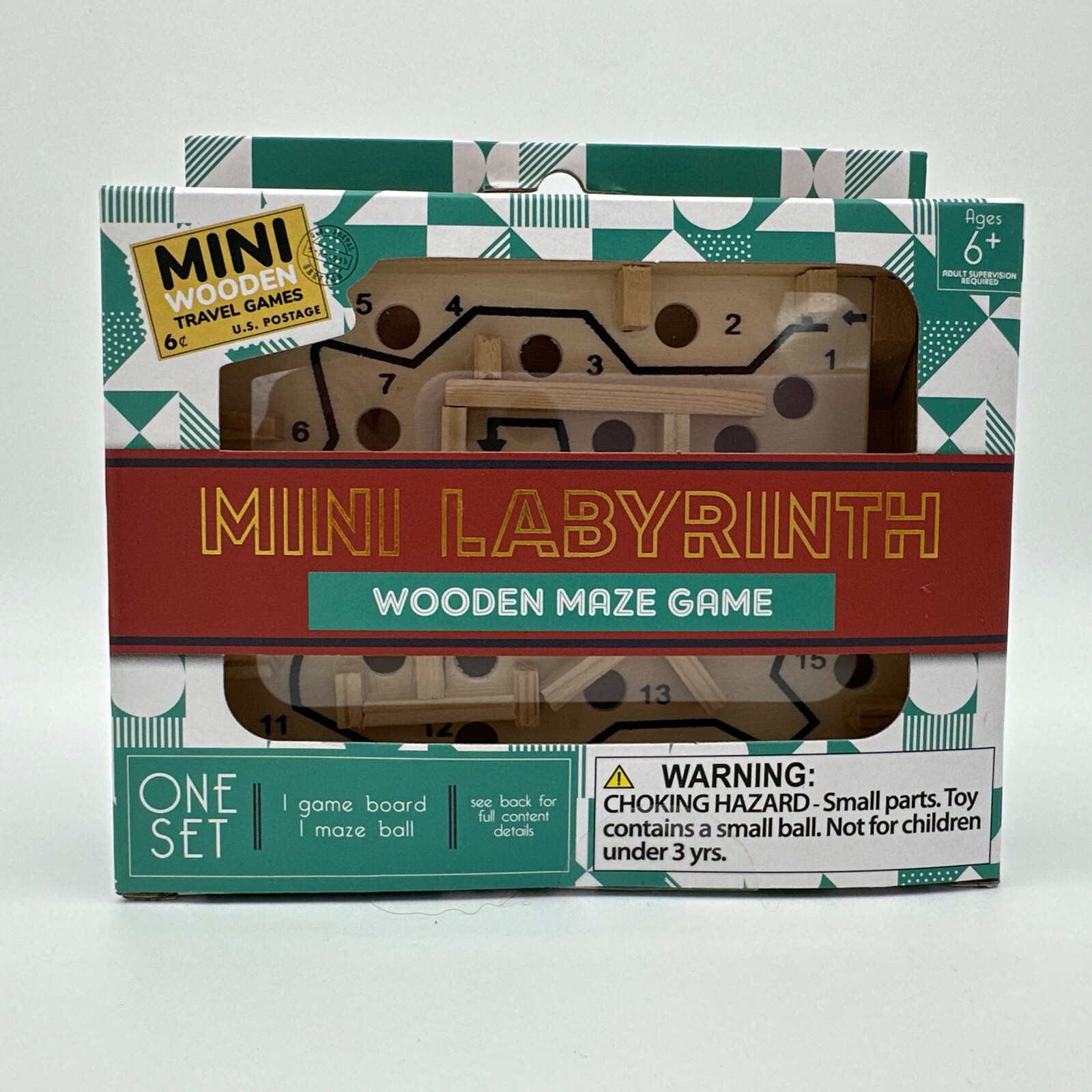 Mini Labyrinth Wooden Maze Game