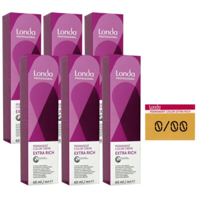 Londa Professional permanente Cremehaarfarbe Extra Rich 6 x 60 ml 0/00 clear kla