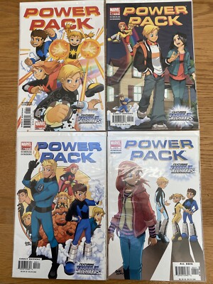 Power Pack 1-4 1 2 3 4 Complete Set Sumerak/Gurihiru Marvel Comics 2005