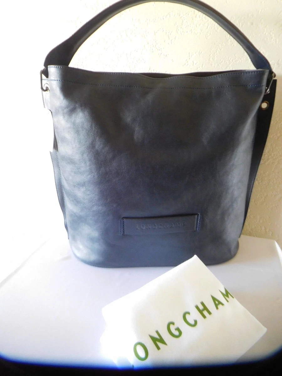 Longchamp 3D Leather Hobo Bag