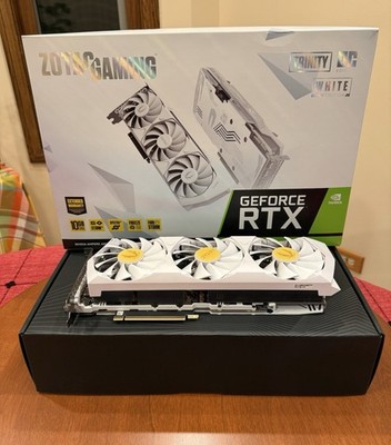 ZOTAC GeForce RTX 3080 Trinity OC White Edition 10GB GDDR6X Tested w/ Box