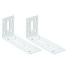 Adjustable L Corner Braces, 2Pcs 120 x 60 x 40mm L Corner Code, White