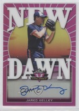 2020 Leaf Valiant New Dawn Pink Prismatic 15/15 Jared Kelley #ND-JK1 Auto 0ui8