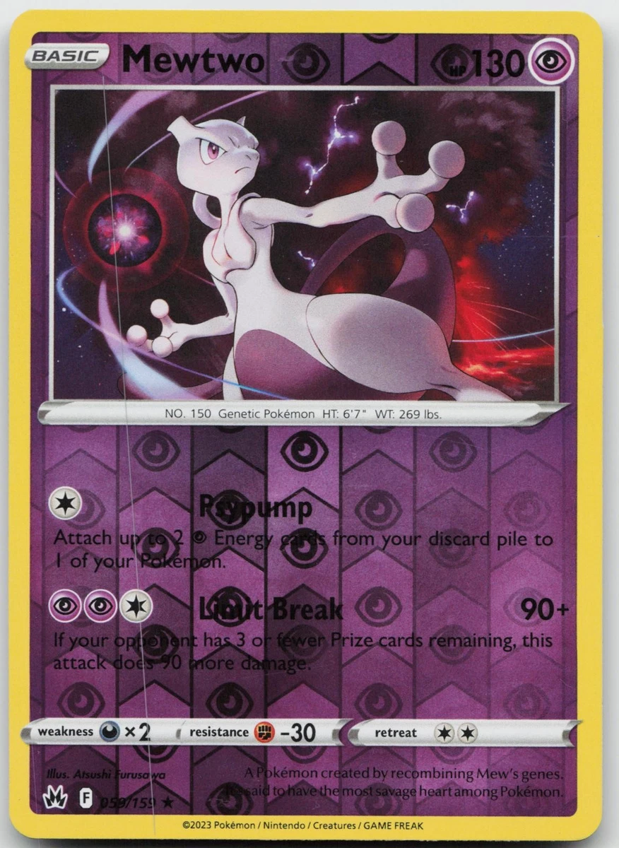 mewtwo pokemon card crown zenith have for your premier collection. Mewtwo VSTAR Alt Art GG44/GG70