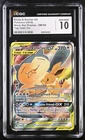 CGC 10 GEM MINT Eevee & Snorlax GX 2019 Black Star Promos SM169 Pokemon Card
