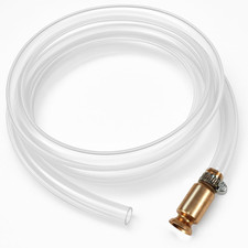 Gas Siphon Hose Pump 1/2 Copper Valve 6FT Sha...