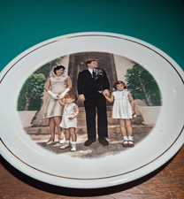 John F Kennedy and Family Collector Plate