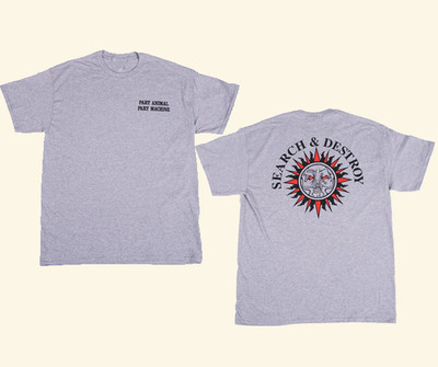 2 Sides Henry Rollins Search & Destroy Shirt Sport Gray Unisex S-5XL 1S0076