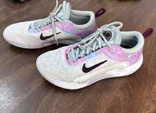 Nike Court NXT Women’s Tennis Shoes White/Pink/Blue Burgundy, US 8