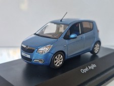 SCHUCO 1088090 OPEL AGILA - BLUE METALLIC 1:43 - GOOD IN DEALER BOX