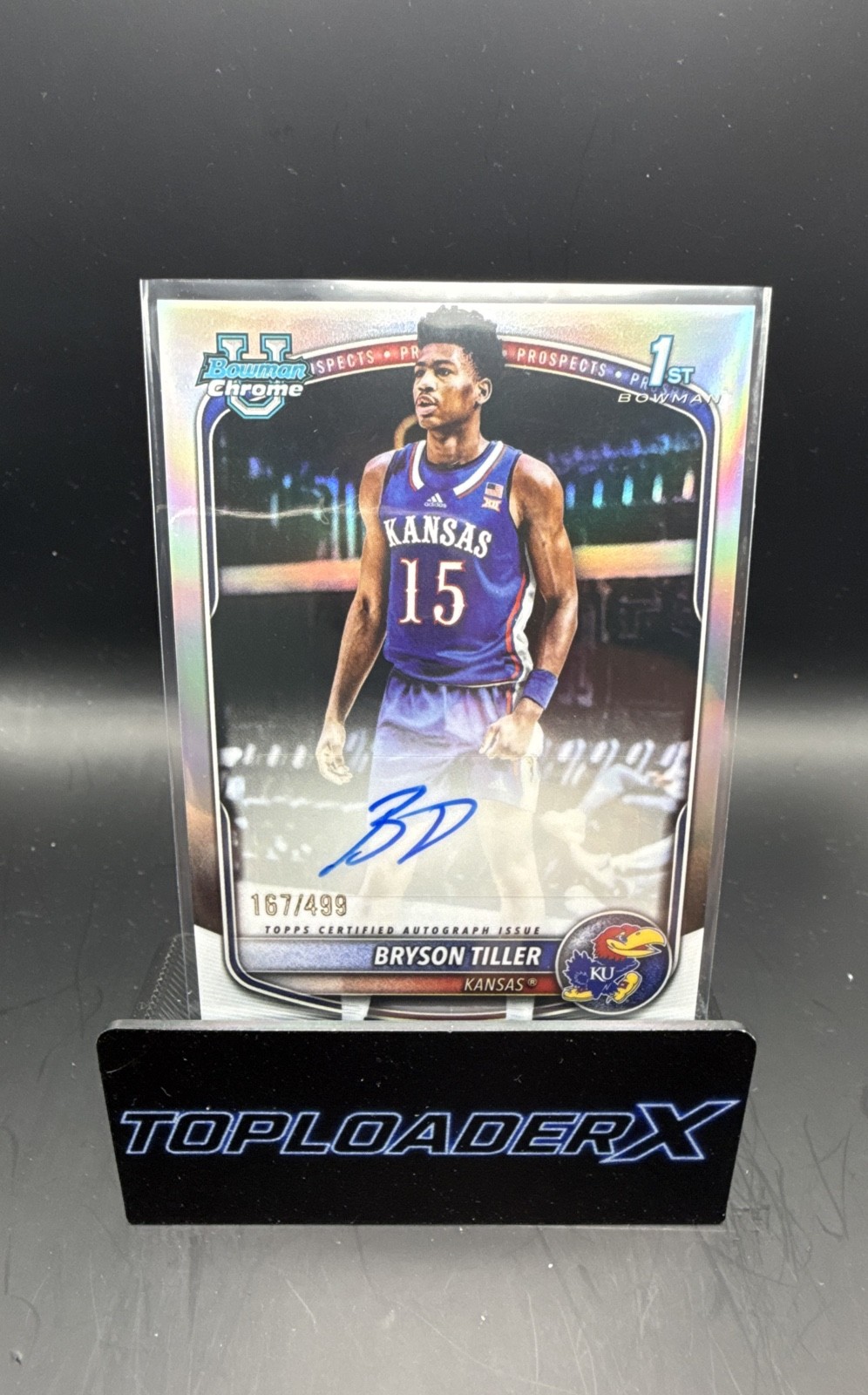 2025-26 Bowman - Chrome Prospect Autographs Bryson Tiller #CPA-BT Refractor /499