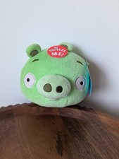 Angry Birds Green Pig 5" Plush Stuffed Animal Doll Bad Piggie NO SOUND  NEW 