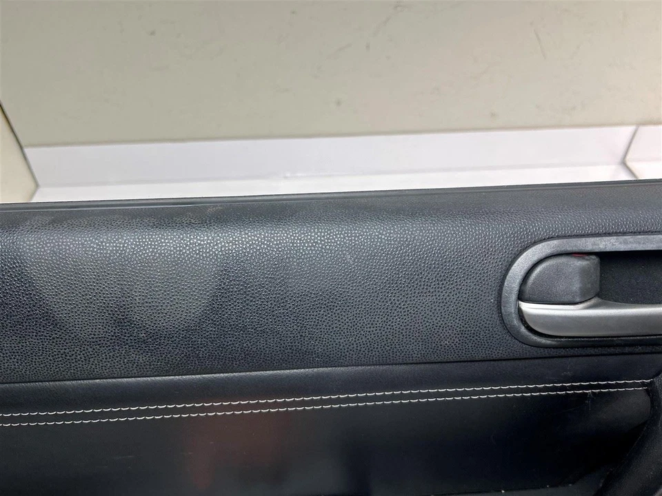 2012 Mazda MX-5 Miata Driver Interior Door Panel Black OEM - Image 4 of 4