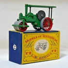 VINTAGE Lesney Matchbox Y-11 Aveling & Porter Steam Roller 1958 GOLD PLATE Boxed