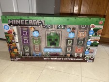 Minecraft Do-It-Yourself 3D Sticker Maker Kit New Factory Sealed