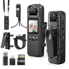 Losfom Z11 Body Camera with Audio and Video Recording, 128GB