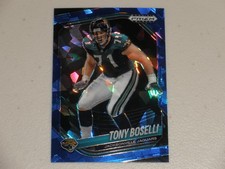 2025 Panini Prizm Black Blue Ice Prizm #72 Tony Boselli 033/125