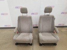 06 2006 Toyota Tundra Sr5 Front Manual Bucket Seat Set Gray Cloth