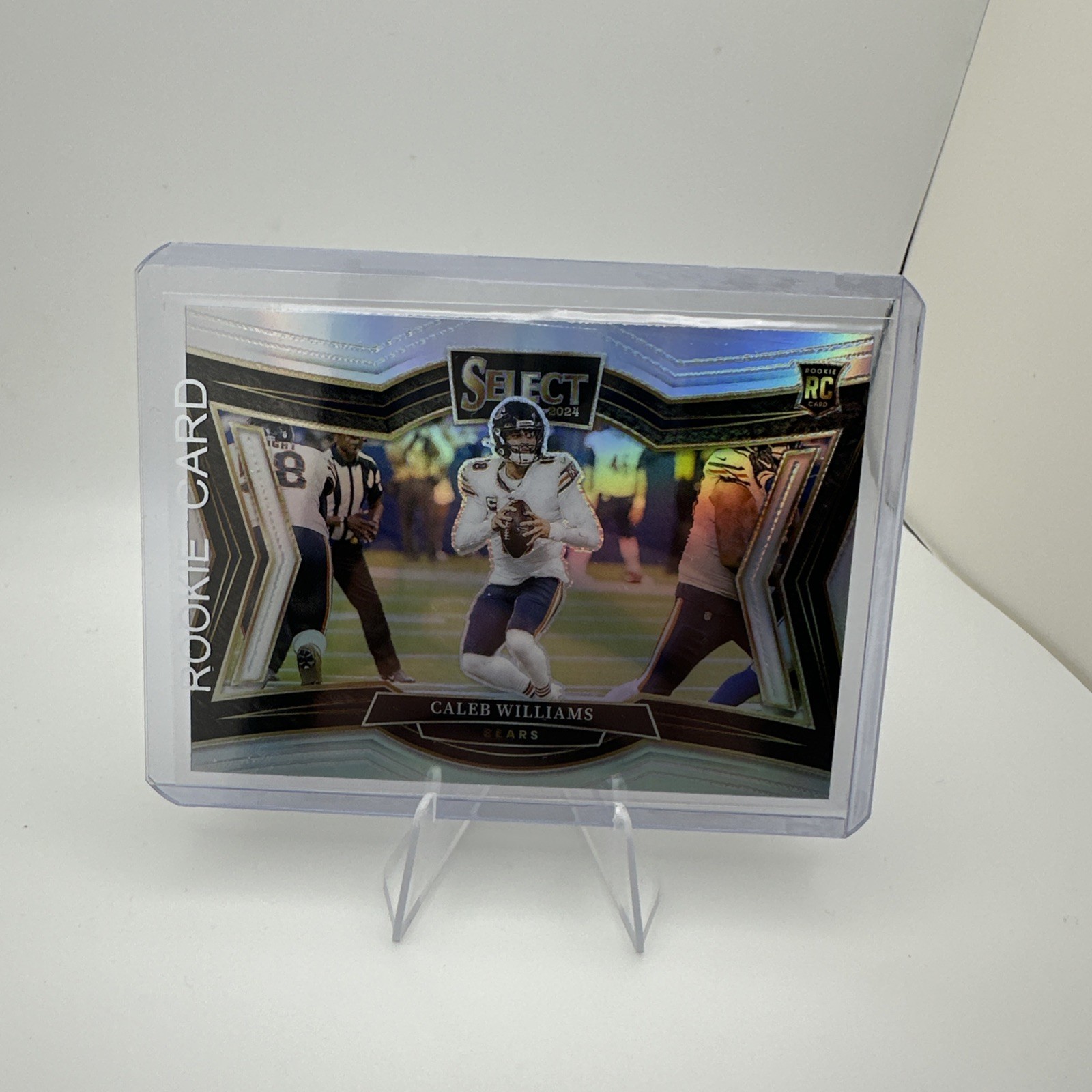 2024 Panini Select - Field Level Caleb Williams #477 Silver Prizm (RC)