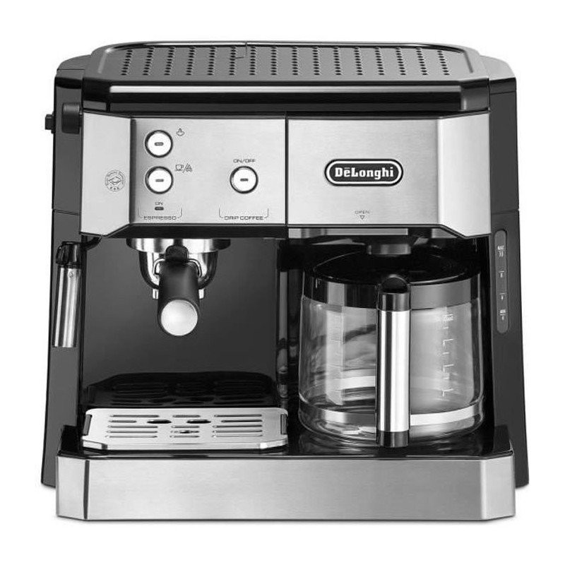 DELONGHI BCO421.S combiné expresso cafetière pour vos matins en famille