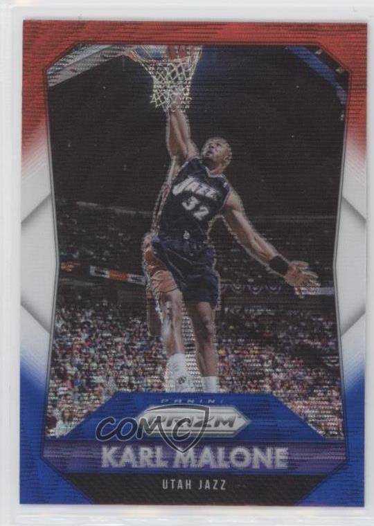 2015-16 Panini Prizm Red White & Blue Prizm Karl Malone #259 HOF 1s6