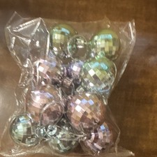Mini Disco Ball Garland New In Package Party Decorations Disco Ball