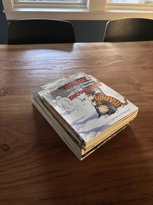 Lot of 8 Soft-Cover Collections of Calvin and Hobbes by Bill Watterson